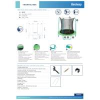 Bestway Детски батут с вътрешна мрежа (244см) 59102 - 9 Bestway Детски батут с вътрешна мрежа (244см) 59102 - 9