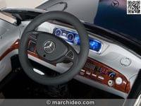 Акумулаторна кола Mercedes Benz S600, лицензиран, 12V,... - 13