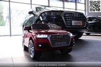 Акумулаторен джип Audi Q7 12V с меки гуми, Кожена... - 2