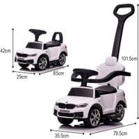 Кола за избутване BMW M5 Licensed  с родителски контрол 4... - 31