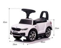 Кола за избутване BMW M5 Licensed  с родителски контрол 4... - 36