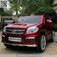 Акумулаторен джип Mercedes GL63, лицензиран, 12V, меки... - 0