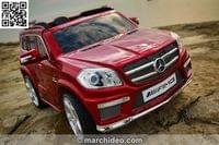 Акумулаторен джип Mercedes GL63, лицензиран, 12V, меки... - 3