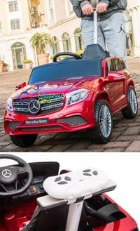 Акумулаторен джип Mercedes GL63 12V батерия,MP3, с меки... - 16