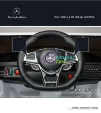 Акумулаторен джип Mercedes GL63 12V батерия,MP3, с меки... - 21