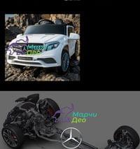 Акумулаторен джип Mercedes GL63 12V батерия,MP3, с меки... - 22