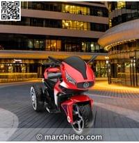 Акумулаторен мотор Shadow 6688, 12V, МЕКИ ГУМИ, кожена... - 0