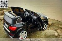 Акумулаторен джип Mercedes GL63, лицензиран, 12V, меки... - 10