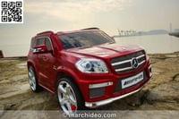 Акумулаторен джип Mercedes GL63, лицензиран, 12V, меки... - 11