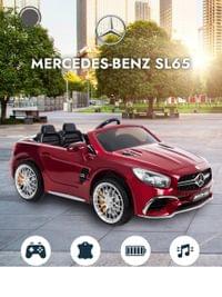 Акумулаторна кола Mercedes Benz SL65 AMG 12V/7Ah MP4 90W - 18 Акумулаторна кола Mercedes Benz SL65 AMG 12V/7Ah MP4 90W - 18