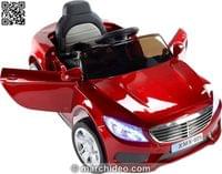 Акумулаторна кола Mercedes 825 с меки гуми и кож.седалка,... - 0