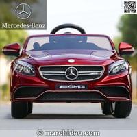 Акумулаторна кола Mercedes S63 AMG, лицензиран, 12V - 5