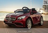 Акумулаторна кола Mercedes S63 AMG, лицензиран, 12V - 7