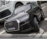 Акумулаторен джип Audi Q7 12V, меки гуми, кожена седалка,... - 1