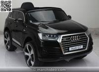 Акумулаторен джип Audi Q7 12V, меки гуми, кожена седалка,... - 5