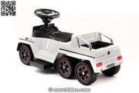 Кола за бутане 3 в 1 Mercedes Benz G63 AMG 6x6 гуми (меки... - 8