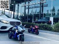 Акумулаторен мотор Mercedes Shadow 6688, 12V, МЕКИ ГУМИ - 11