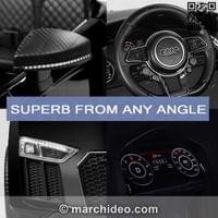 Акумулаторен Audi R8 Spyder 12V с меки гуми с Кожена седалка - 12 Акумулаторен Audi R8 Spyder 12V с меки гуми с Кожена седалка - 12