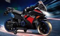Акумулаторен МОТОР Kawasaki Ninja 12V/7Ah 90W меки гуми - 18 Акумулаторен МОТОР Kawasaki Ninja 12V/7Ah 90W меки гуми - 18