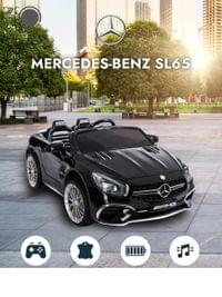 Акумулаторна кола Mercedes Benz SL65 AMG 12V/7Ah MP4 90W - 57 Акумулаторна кола Mercedes Benz SL65 AMG 12V/7Ah MP4 90W - 57