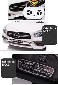 Акумулаторна кола Mercedes Benz SL65 AMG 12V/7Ah MP4 90W - 61 Акумулаторна кола Mercedes Benz SL65 AMG 12V/7Ah MP4 90W - 61
