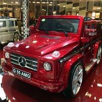 Акумулаторен джип Mercedes-Benz G55, лицензиран, 12V,... - 5