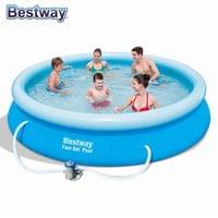 Bestway Надуваем басейн 366х76см с филтърна помпа 57274 - 2