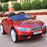 Акумулаторна кола тип BMW 807 12V с меки гуми, Кожена... - 3
