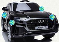 Акумулаторен джип AUDI Q8 металик 12W/7Ah 90W - 18 Акумулаторен джип AUDI Q8 металик 12W/7Ah 90W - 18