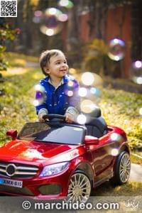 Акумулаторна кола Mercedes 815 с меки гуми и кож.седалка,... - 10