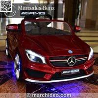 Акумулаторна кола Mercedes Benz (червен) CLA45 AMG,... - 2