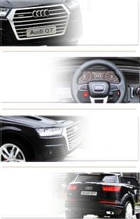 Акумулаторен джип Audi Q7 12V с меки гуми, Кожена... - 23