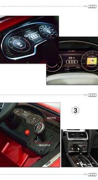 Акумулаторен джип Audi Q7 12V с меки гуми, Кожена... - 24