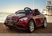 Акумулаторна кола Mercedes S63 AMG, лицензиран, 12V - 0