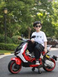 Акумулаторен MOTOR RIMINI V6RR 12V ,MP3 плейър, светещи гуми - 2