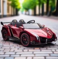 Акумулаторен КОЛА Lamborghini VENENO 4X4 12V/7Ah 180W - 3