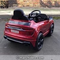 Акумулаторен джип Audi RS Q8 12V с меки гуми с Кожена... - 1 Акумулаторен джип Audi RS Q8 12V с меки гуми с Кожена... - 1