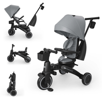 KinderKraft JAZZ 3 сгъваема триколка - 0