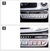 Двуместен Акумулаторен джип Mercedes-Benz G63 AMG... - 33 Двуместен Акумулаторен джип Mercedes-Benz G63 AMG... - 33