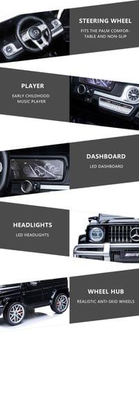 Двуместен Акумулаторен джип Mercedes-Benz G63 AMG... - 36 Двуместен Акумулаторен джип Mercedes-Benz G63 AMG... - 36