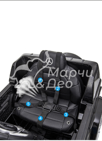 Акумулаторен джип Mercedes G 63 AMG 4X4 Premium 12V/9Ah,120W - 42