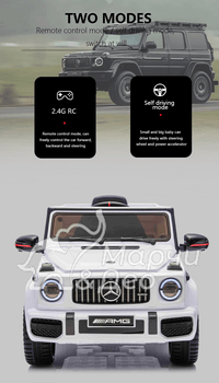 Акумулаторен джип Mercedes G 63 AMG 4X4 Premium 12V/9Ah,120W - 45