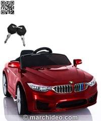 Акумулаторна кола тип BMW 807 12V с меки гуми, Кожена... - 9