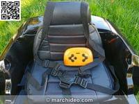 Акумулаторна кола тип BMW 807 12V с меки гуми, Кожена... - 13