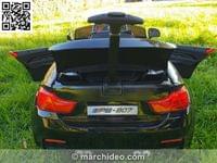 Акумулаторна кола тип BMW 807 12V с меки гуми, Кожена... - 14