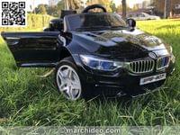 Акумулаторна кола тип BMW 807 12V с меки гуми, Кожена... - 15