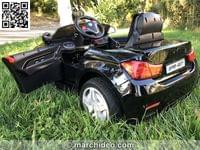 Акумулаторна кола тип BMW 807 12V с меки гуми, Кожена... - 16