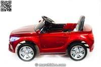 Акумулаторна кола BMW 835 с меки гуми и кож.седалка, 12V - 2