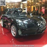 Акумулаторна кола Mercedes с меки гуми, 12V - 3