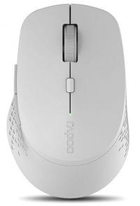 Безжична мишка Rapoo M300 Silent, светлосив -... - 1
